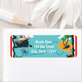 海賊トレジャーマップ誕生日住所 シール (インサイチュ)