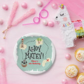 海賊トレジャーマップ誕生日 ペーパープレート (パーティー)