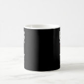 海賊ナニージョリーロジャー旗とドクロ コーヒーマグカップ (中央)