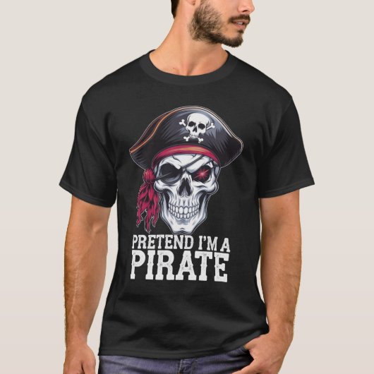 海賊ハロウィーンの仮装 Tシャツ (正面)