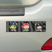 海賊バンパーステッカー バンパーステッカー (車上)