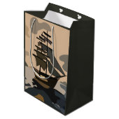海賊パイレーツ船冒険 ミディアムペーパーバッグ (裏面アングル)