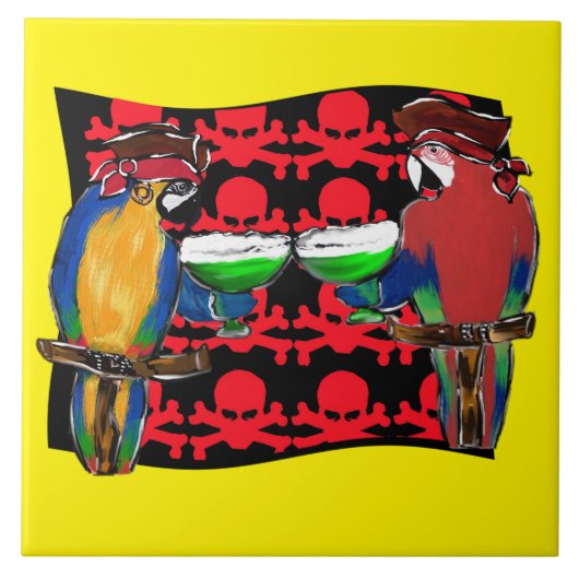 海賊パロッツ タイル (正面)