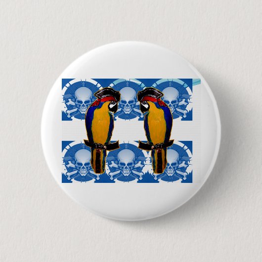 海賊パロッツ 缶バッジ (正面)