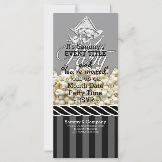 海賊パーソナライズされたパーティー (正面)