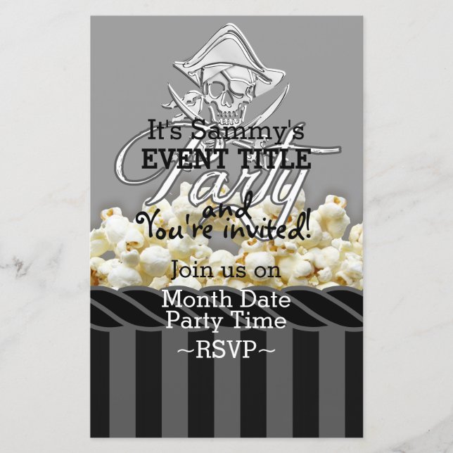 海賊パーソナライズされたパーティー (正面)