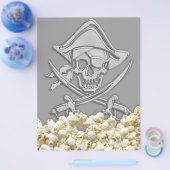 海賊パーソナライズされたパーティー チラシ (シングル)