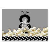 海賊パーソナライズされたパーティー テーブルナンバー (裏面)