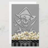 海賊パーソナライズされたパーティー 便箋 (正面/裏面)