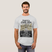 海賊パーソナライズされたパーティー Tシャツ (正面フル)