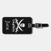 海賊パーソナライズされた船長ラゲッジタグ ラゲッジタグ (正面横)