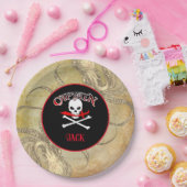 海賊パーソナライズされた船長 ペーパープレート (パーティー)