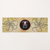 海賊パーソナライズされた船長 ヨガマット (裏面(横))