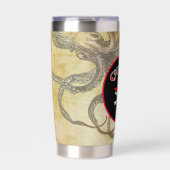 海賊パーソナライズされた船長 保温保冷タンブラー (正面)