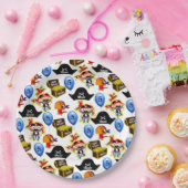 海賊パーソナライズされた誕生日 ペーパープレート (パーティー)