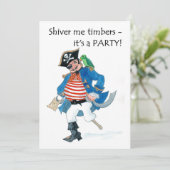 海賊パーティの招待状 招待状 (スタンド正面)