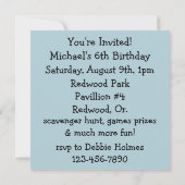 海賊パーティの招待状 招待状 (裏面)