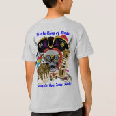 海賊パーティーのテーマの謝肉祭はノートを見ます Tシャツ (裏面)