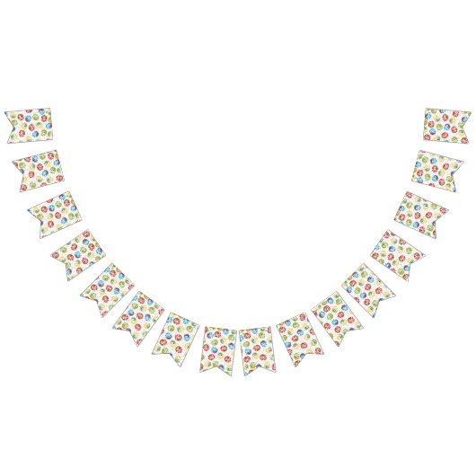 海賊パーティーキッズの旗 バンティングフラッグ (全)