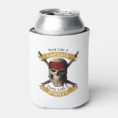 海賊パーティージョルのように船長のように働く 缶クーラー (缶正面)