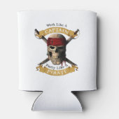 海賊パーティージョルのように船長のように働く 缶クーラー (裏面)