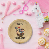 海賊パーティーパーソナライズされたプレート ペーパープレート (パーティー)