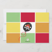 海賊パーティー写真誕生日招待状 招待状 (裏面)