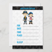 海賊パーティー招待状 招待状 (裏面)