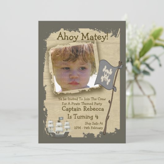 海賊パーティー発表 招待状 (スタンド正面)