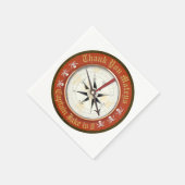 海賊パーティー羅針盤 スタンダードカクテルナプキン (角)