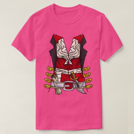 海賊パーティー衣装キャプテンがハロウィンをボート Tシャツ (デザイン正面)