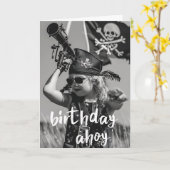 海賊パーティー カード (黄色い花)