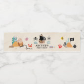 海賊パーティー ペットボトルラベル (シングルラベル)