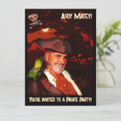 海賊パーティー 招待状 (スタンド正面)