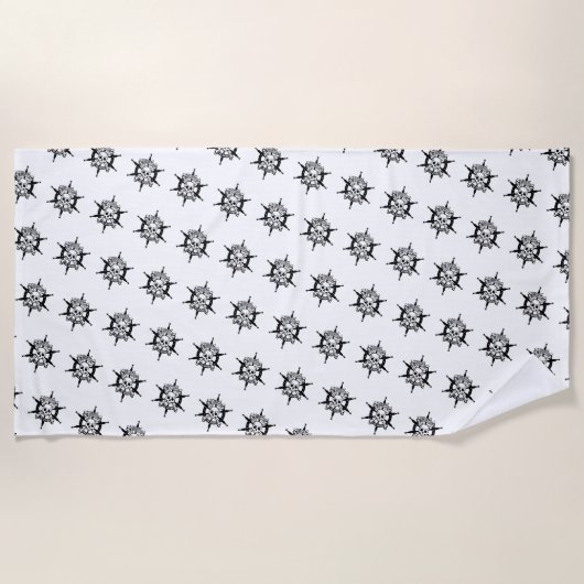 海賊ビーチタオル ビーチタオル (正面)