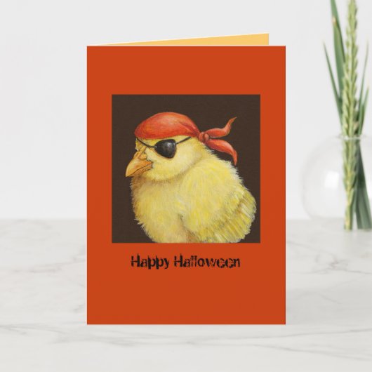 海賊ピープハロウィーンカード カード (正面)