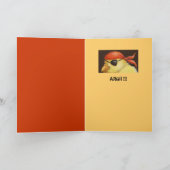 海賊ピープハロウィーンカード カード (内部)