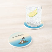 海賊フクロウ – ホームデコール コースター (側面)