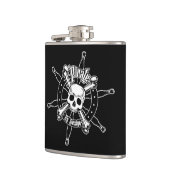 海賊フラスコ – スチール フラスク (左)