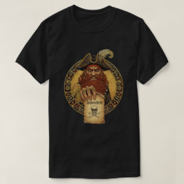 海賊ブラック・スポットの警告 Tシャツ