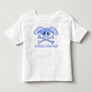 海賊ブルーのかわいいウサギ トドラーTシャツ