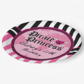 海賊プリンセスのパーティー ペーパープレート (アングル)