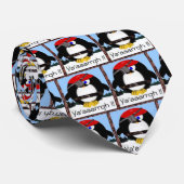 海賊ペンギンのポートレート ネクタイ (ロール)