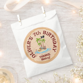 海賊ボーイトレジャーマップおもしろい誕生日パーティー フェイバーバッグ