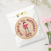 海賊ボーイトレジャーマップおもしろい誕生日パーティー フェイバーバッグ (封をした状態)