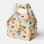 海賊ボーイトレジャーマップおもしろい誕生日パーティー フェイバーボックス (裏面サイド)