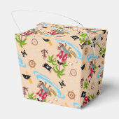 海賊ボーイトレジャーマップおもしろい誕生日パーティー フェイバーボックス (裏面サイド)