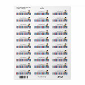 海賊ボーイパーティー ラベル (フルシート)