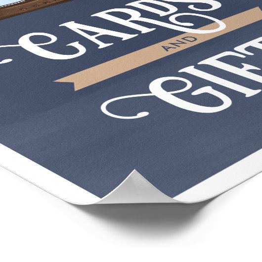 海賊ボーイ誕生日カードとギフトのサイン ポスター (角)