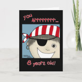 海賊ボーイ8歳 カード (正面)
